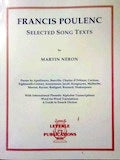 FRANCIS POULENC Selected Song Texts