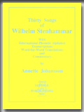 THIRTY SONGS OF WILHELM STENHAMMAR