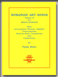 ROMANIAN ART SONGS - Mezzo-Soprano