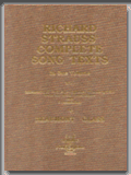 RICHARD STRAUSS' COMPLETE SONG TEXTS